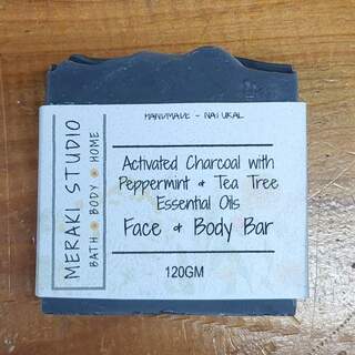Activated Charcoal Face & Body Bar 120g